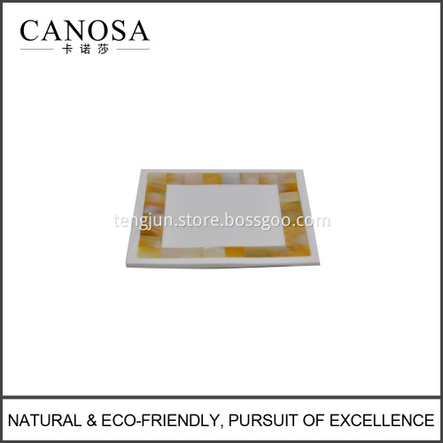 Handmade Golden Mother of Pearl Soap Dishes